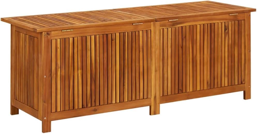 Acacia Wood Lift Top Outdoor Storage Bench