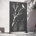 4x6 FT Decorative Freestanding Metal Privacy Screen
