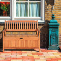 Eucalyptus 33 Gallon Outdoor Storage Bench